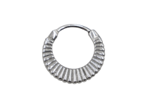 Anillo de bisagra de acero redondo / rayado