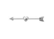 Barbell Acero Industrial Corazón y Flecha 6 mm |  ITC