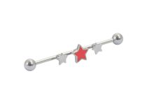 Barbell Industrial Steel Patrón de tres estrellas |  ITC