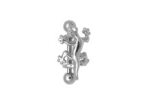 Lazo de acero Barbell patrón Lagarto con bolas 3mm |  ITC