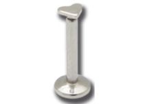 Labret Interna Acero Plano Patrón Corazón | Itc