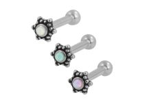 Barbell Acero Interior Tribal Star Opal |  ITC