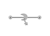 Barbell Acero Industrial Luna y Estrella  iTC