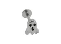 Labret Acier motif Fantome |  ITC