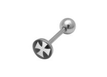 Disco de acero Barbell 8 mm motivo Cruz Orden del Temple |  ITC