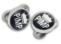 Piercing Superficie Titanio Acero Disco 5 mm motivo Pimp |  ITC