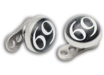 Piercing Superficie Titanio Acero Disco 5 mm patrón 69 | Itc