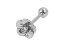 Barbell Acero Flor motivo 10 mm |  ITC