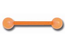Bolas acrílicas flexibles Barbell Rosa fosforescente |  ITC