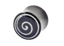 Enchufe espiral cuerno negro |  ITC