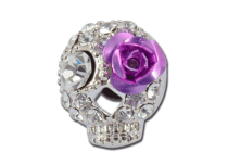 Tapón de imitación Flor de Calavera Morado |  ITC