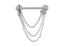 Joya de Acero Teton con 3 Cadenas |  ITC