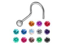 Espárrago de acero de 1 mm con bola - Cristal Coloré |  ITC