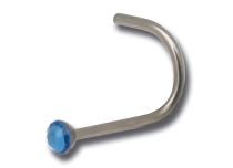 Coloured Crystal Steel Nose Stud |  ITC