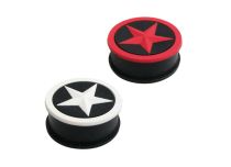 Tapón flexible de silicona con motivo de estrella de colores |  ITC