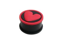 Plug de silicona Corazón Rojo -  ITC