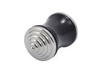 Tapón Acrílico Negro Doble Blindado Doble Tornillo Acero |  ITC
