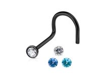 Perno nasal BioFlex 0,8 mm Cristal de colores |  ITC