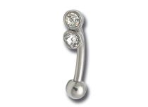 Banana Acero Doble Cristal Negro 3 mm |  ITC