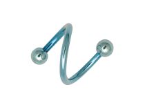 Anillo en espiral anodizado Bolas de colores 3 mm |  ITC