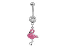 Plátano de acero de fantasía con motivo de flamenco rosa |  ITC