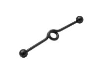 Barbell Acero Negro Espiral 10 mm Bolas 5 mm |  ITC