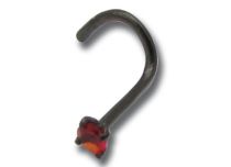 Nariz de acero negro de 0,8 mm con cristal grabado |  ITC