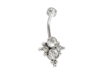 Acero banaana 1.6x10 diamante patrón multi diamantes de imitación