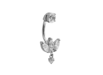 Banana acero marquise cristal blanco |  ITC