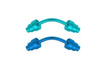 Mancuernas de titanio Banana Coloured 4 mm |  ITC