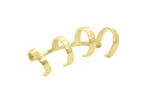 Faux Piercing Acero Oro Delgado Multi  Aros |  ITC