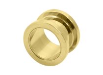 Túnel Acero Dorado Oro Fino Desenroscable |  ITC