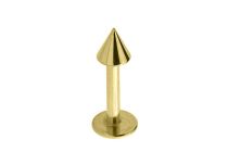 Labret Acero Oro Punta Fina 3 mm |  ITC