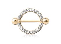 Pechera de Oro PVD con Strass | Itc