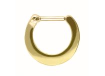Anillo de septo de acero dorado con bisagra |  ITC