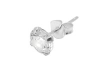 Par de fichas de plata y cristal redondo |  ITC