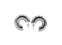 Par de pendientes de plata