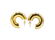 Par de pendientes de oro