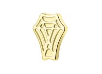 accesorio interno titanio pvd oro 0,9 x 7,3 x 6,5mm ataúd