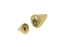 Punta fina de acero dorado con tornillo para joyería |  ITC