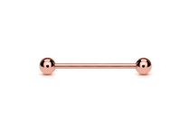 Bolas Barbell Acero Oro Rosa 5 mm |  ITC