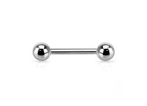 Barbell de bola metálica interna de titanio |  ITC