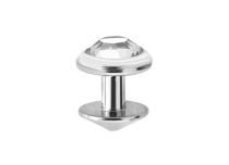 Implante dérmico estéril de titanio 3mm Disco blanco |  ITC