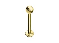 Labret Titane PVD Oro Bola Estéril 3 mm |  ITC