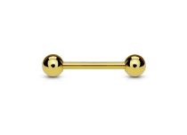 Pestaña esférica estéril de titanio PVD oro 1,6 mm |  ITC