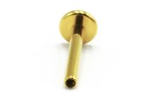 Labret Titanio PVD Oro Bandeja interna estéril 4 mm |  ITC
