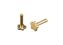 Labret Fleur 1.2x6 Titanio PVD ORO interno