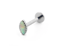 Labret Titane Interne Stérile motif Opal Synthétique |  ITC