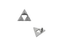accessoire interne piercing titane triangle strass