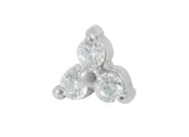 Disco de acero Tornillo interior 4 mm para Strass Blanco |  ITC